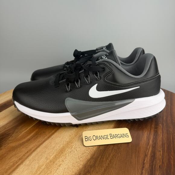 Nike Victory Pro 4 - Men\'s 9.5 WIDE Golf Shoes Black White Gray HM9220-001 main image 4